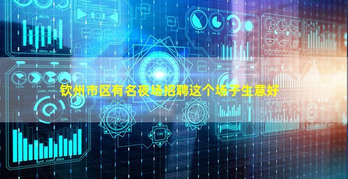 钦州市区有名夜场招聘这个场子生意好